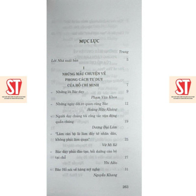 Sách - Những Mẩu Chuyện Về Phong Cách Hồ Chí Minh - NXB Chính Trị Quốc Gia