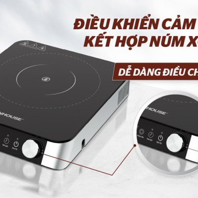 BẾP HỒNG NGOẠI HAI VÒNG NHIỆT SUNHOUSE SHD6024 - Hàng Chính Hãng