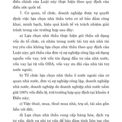 Luật đấu thầu (bản in 2024)