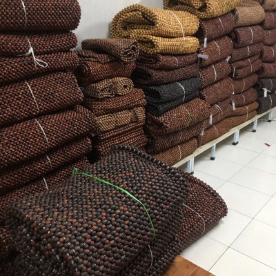 Chiếu hạt gỗ Mun hạt 1,2cm ( video , hình thật )