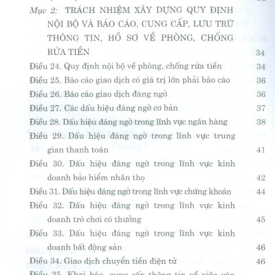 Luật Phòng, Chống Rửa Tiền (Bản in năm 2023)