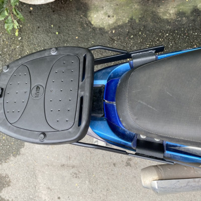 Thùng xe Wave A, thùng Givi B33NM và baga givi lắp cho Wave anpha