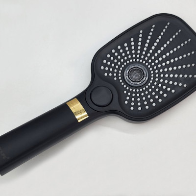 Bộ tay dây sen 3 chức năng chảy, nhựa ABS mạ đen Eurolife EL-127SH-D