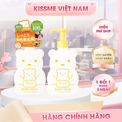 Sữa Dưỡng Thể Cấp Ẩm Dành Cho Bé Từ 06 Tháng Tuổi Và Làn Da Nhạy Cảm Kissme Mommy Body Milk 200 G