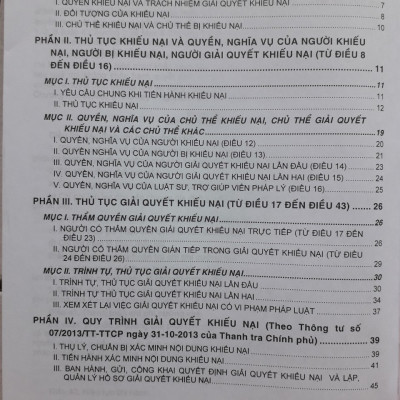 Trình Tự, Thủ Tục Giải Quyết Khiếu Nại Và Quy Trình Tiếp Công Dân Với Các Văn Bản Mới Nhất Hướng Dẫn Thi Hành Luật Khiếu Nại