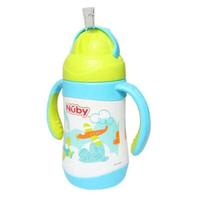 [ 10223-Nuby ] Bình uống nước giữ nhiệt bằng Inox, 2 chiều nóng lạnh, dung tích 280ml