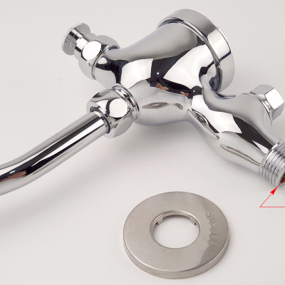 Vòi nhấn xả tiểu nam Đồng mạ Chrome Eurolife EL-XT130 (Trắng bạc)