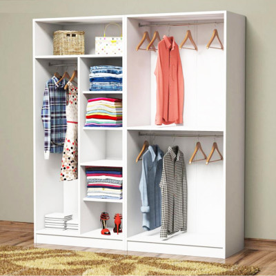 Tủ để quần áo gỗ MDF thiết kế hiện đại SMLIFE Brook