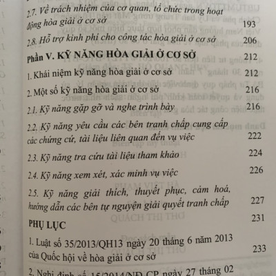 Công tác hòa giải ở cơ sở