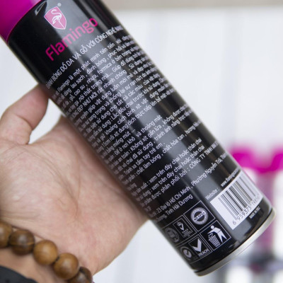 Combo 2 Chai Xịt Tẩy Vệ Sinh & Dưỡng Bóng Nội Thất Ô Tô Flamingo F002 và F096 vệ sinh ghế da và làm sạch Sofa