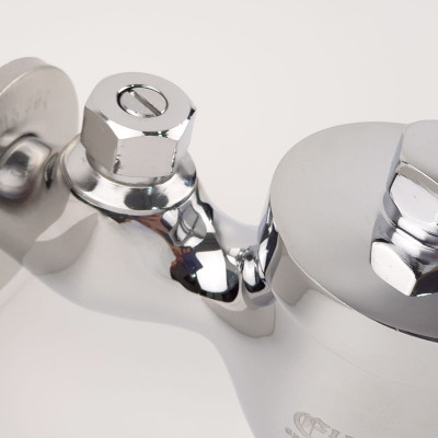 Vòi nhấn xả tiểu nam Đồng mạ Chrome Eurolife EL-XT130 (Trắng bạc)