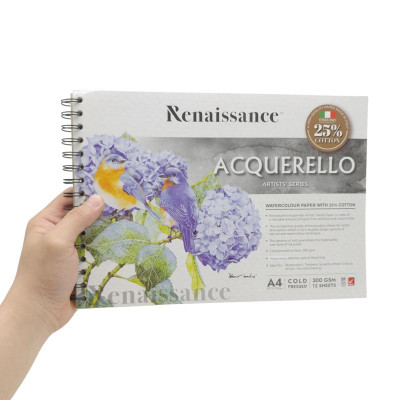 Tập Vẽ Artist A4 - 12 Trang 300gsm - Renaissance 308247