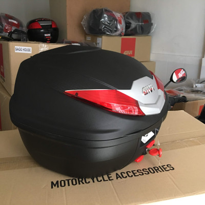 Thùng givi B360N kèm đế đệm MP70N và ốc gắn, thùng gắn sau xe máy givi
