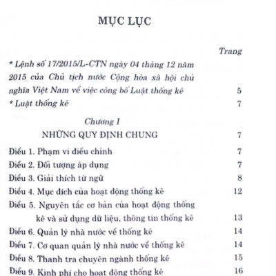 Luật Thống kê