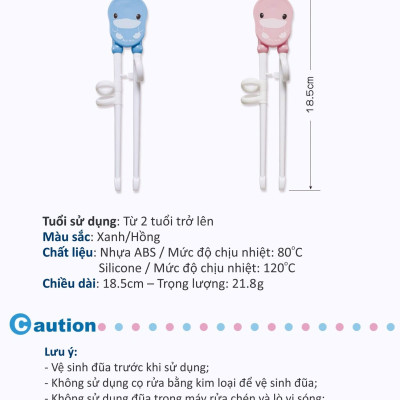 BỘ ĐŨA XỎ NGÓN CHO BÉ TẬP ĂN KUKU KU3038 - 2 YEARS UP