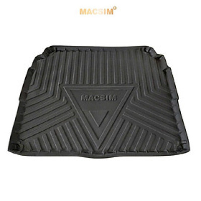 Thảm lót cốp xe ô tô (qd) Peugeot 3008 (2017-2024)  nhãn hiệu Macsim chất liệu TPV cao cấp màu đen
