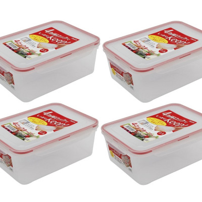 Combo 04 hộp thực phẩm inomata 2300ml hàng nội địa Nhật Bản No.1852#