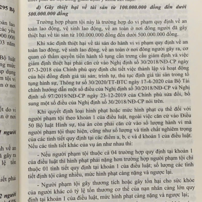 Bình luận Bộ luật Hình sự năm 2015 (Phần thứ hai – Các tội phạm), Chương XXI, Mục 3, 4: Các tội phạm khác xâm pham an toàn, trật tự công cộng