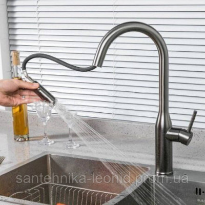 Vòi rửa bát dây rút GAPPO G4398-45 Chính hãng