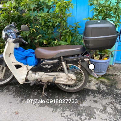 Thùng xe Dream, thùng Givi E43NTL và baga givi lắp cho Honda Dream