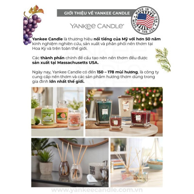 Nến hũ Yankee Candle size L - Sun Drenched Apricot Rose