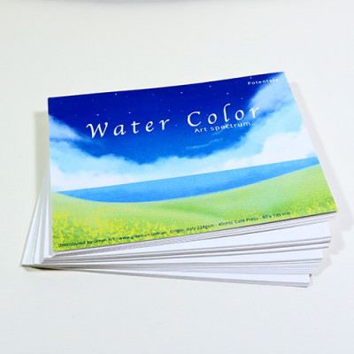 Giấy vẽ màu nước A6 lỡ vẽ các hình dễ thương, giấy vẽ chuyên dụng có vân nhập từ Ý, chất giấy 224gsm 40 tờ CTB784 Green Art - Hàng chính hãng