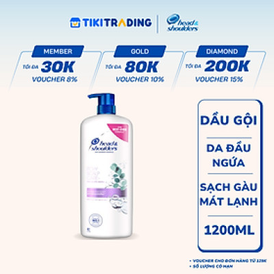 Dầu Gội Head&Shoulders Dành Cho Da Đầu Ngứa Chai 1200ml