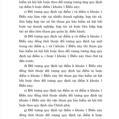 Luật bảo hiểm xã hội năm 2024 - bản in 2024