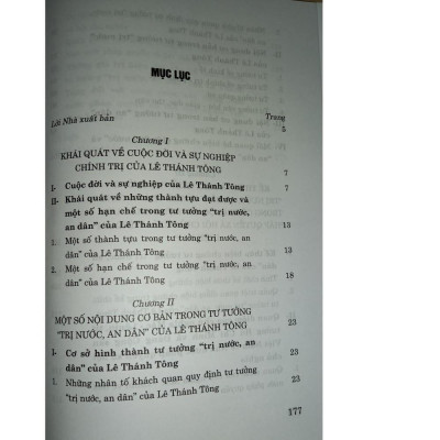 Sách - Quan Điểm Vượt Thời Đại Trong Tư Tưởng Trị Nước, An Dân Của Lê Thánh Tông - NXB Chính Trị Quốc Gia