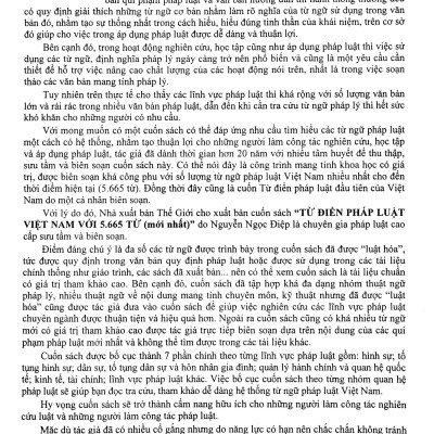 Từ Điển Pháp Luật Việt Nam Với 5.665 Từ Mới Nhất