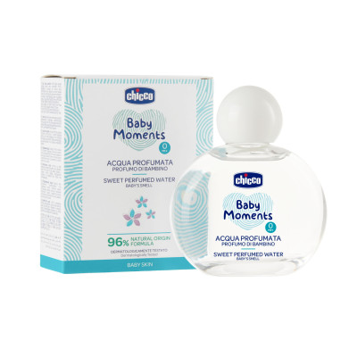Nước hoa hương tự nhiên 0M+ Chicco cho bé 100ml_Tặng sữa dưỡng ẩm Chicco hạnh nhân 50ML