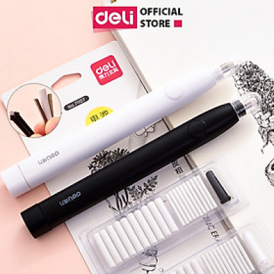Bút Tẩy Điện Deli, Bao Gồm 20 Đầu Tẩy Thay Thế - Eh02800