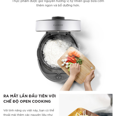 Nồi cơm điện tử áp suất kép Cuckoo CRP-ST1010FG (1.8L) - Hàng Chính Hãng