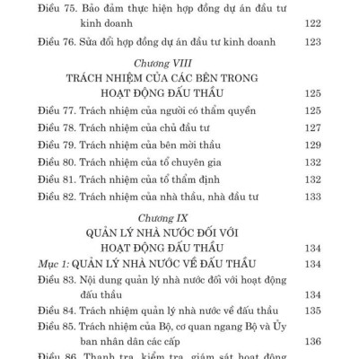 Luật đấu thầu (bản in 2024)