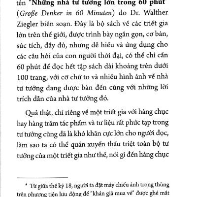 Những Nhà Tư Tưởng Lớn - Schopenhauer In 60 Minuten - Schopenhauer Trong 60 Phút