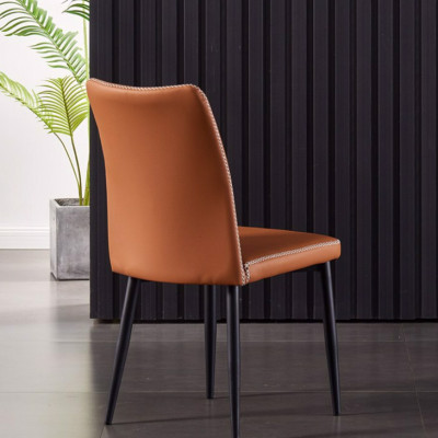 Ghế ăn bọc da Tundo trám giữa sáng tạo kích thước 45 x 46 x 84cm