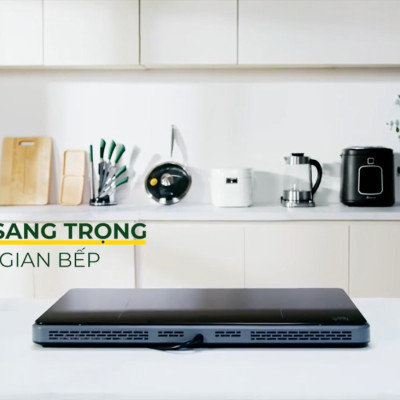 [Hàng Chính Hãng] Bếp Từ Dương Đôi Dreamer DKA-DIC135B (Đen) Công Suất 3500W, Chống Tràn, Cảnh Báo Nhiệt Dư, Khóa Trẻ Em, Cảm Ứng Sensor Touch