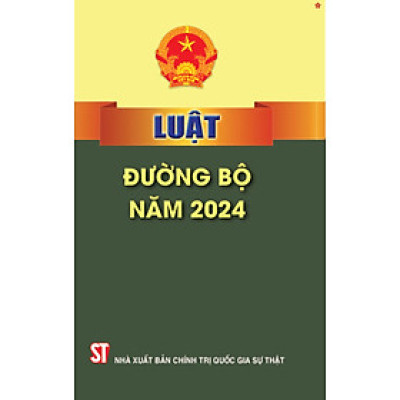 Luật đường bộ năm 2024 - bản in 2024