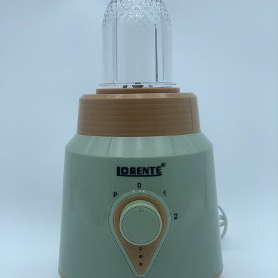 Máy xay sinh tố đa năng kèm bình giữ nhiệt Lorente LT-2626 màu vàng xanh - Hàng Chính Hãng