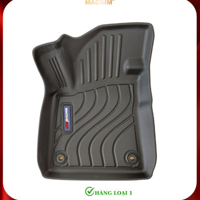 Thảm lót sàn xe ô tô Peugeot MG4 Nhãn hiệu Macsim chất liệu nhựa TPE cao cấp màu đen