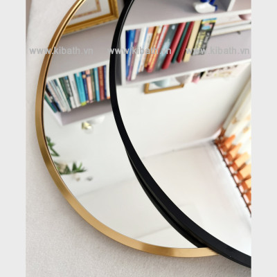 Gương Soi Hình Elip Khung Nhôm, KB-154