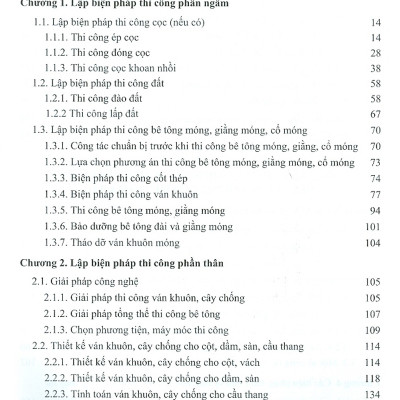 Hướng Dẫn Đồ Án Kỹ Thuật Thi Công 1 (Tái bản - XD)
