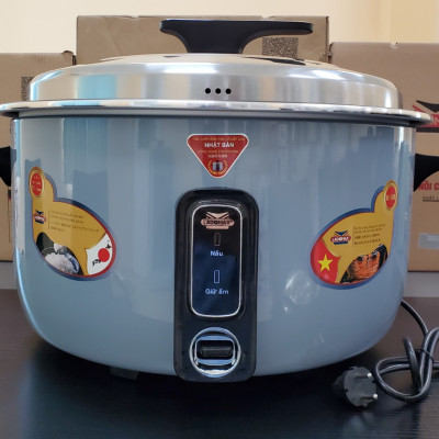 Nồi cơm điện công nghiệp 8.5L Ladomax có vỉ inox chống nấu cơm cháy, dùng cho quán cơm, nhà xưởng, căn tin-Hàng chính hãng