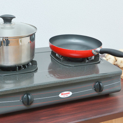 Bếp Gas Đôi Rinnai 360G Xám - Hàng Chính Hãng