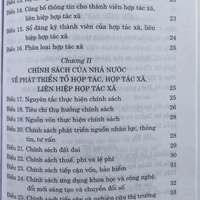 Luật Hợp Tác Xã 