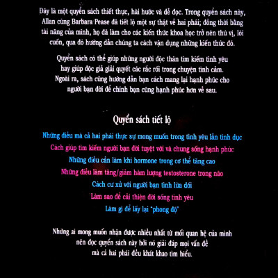 Tại Sao Đàn Ông Thích Tình Dục Và Phụ Nữ Cần Tình Yêu