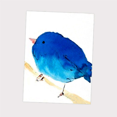 Giấy vẽ màu nước A6 lỡ vẽ các hình dễ thương, giấy vẽ chuyên dụng có vân nhập từ Ý, chất giấy 224gsm 40 tờ CTB784 Green Art - Hàng chính hãng