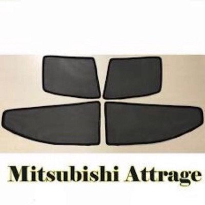 Bộ 4 miếng chắn nắng dành cho xe MISUBISHI ATRAGE 2019-2020-2021 , chắn nắng vải lưới gắn nam châm hút