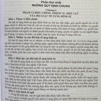  Bộ Luật Tố Tụng Hình Sự Năm 2015 ( Sửa đổi, bổ sung năm 2021, 2025) Và Các Văn Bản Hướng Dẫn Thi Hành