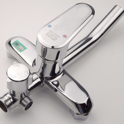 Cây sen nóng lạnh Đồng mạ Chrome Eurolife EL-S923 (Trắng bạc)